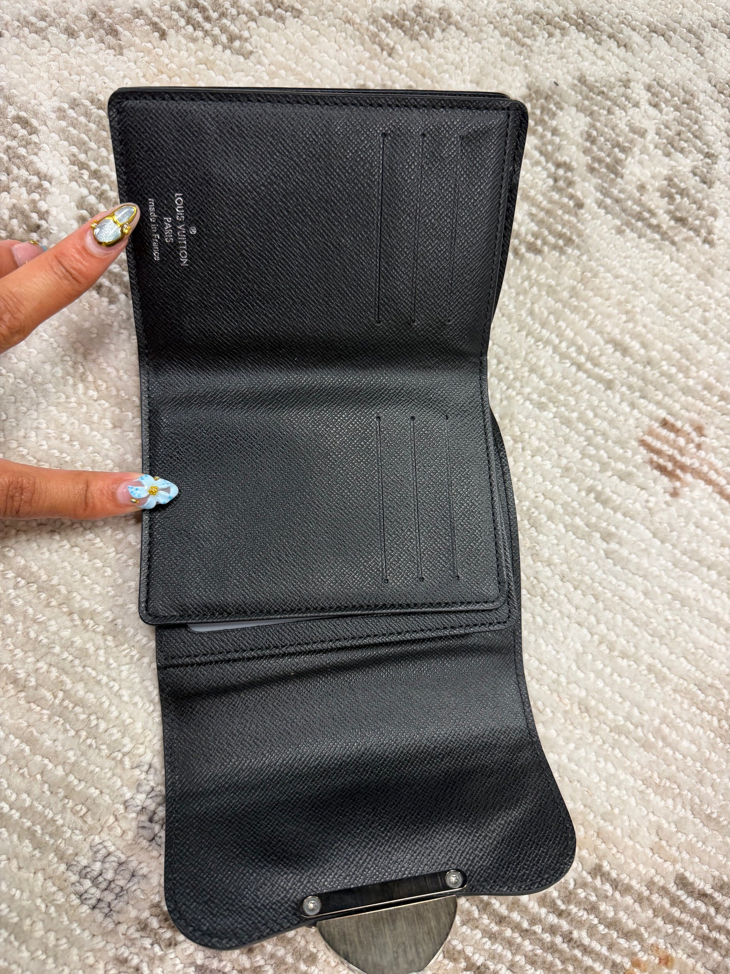 Louis Vuitton Black Epi Leather Wallet