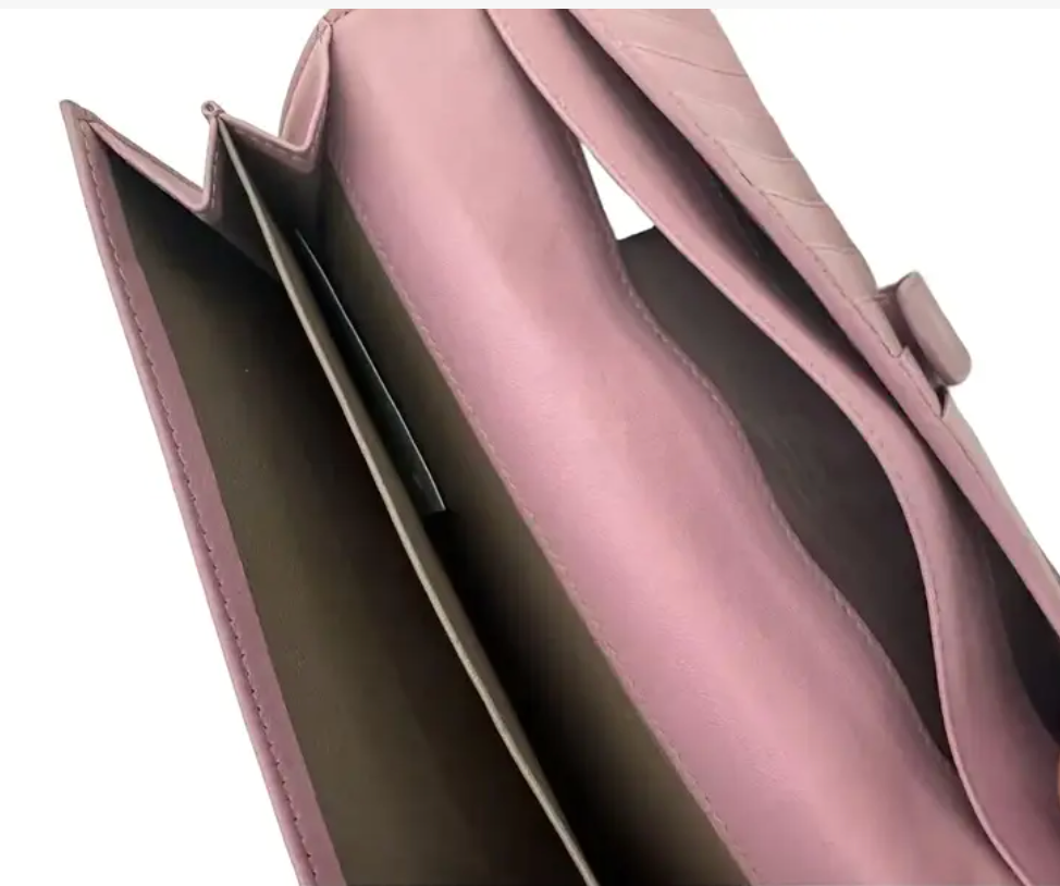 Bottega Veneta Intrecciato Leather Wallet – Pink