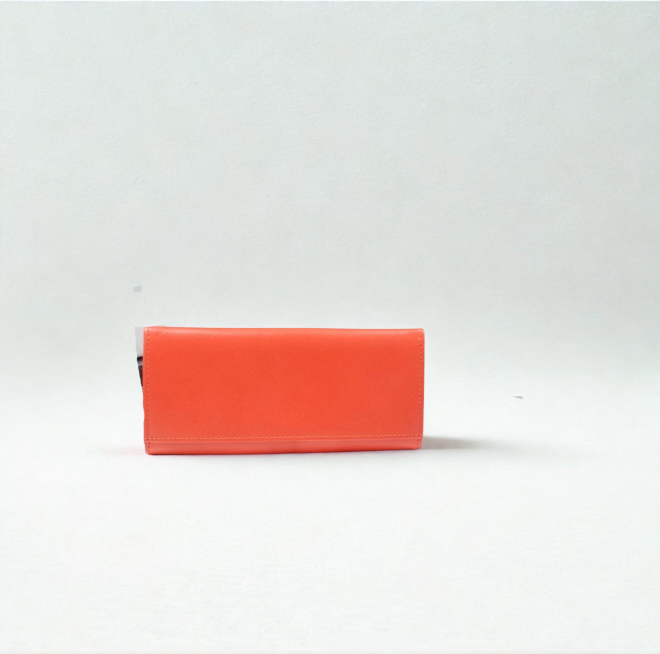 Salvatore Ferragamo Leather Long Wallet – Coral