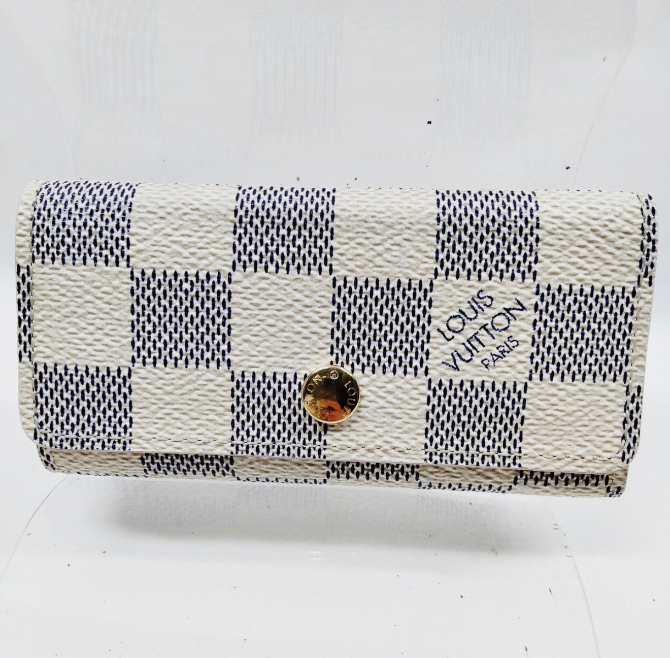Louis Vuitton Damier Azur 6 Key Holder