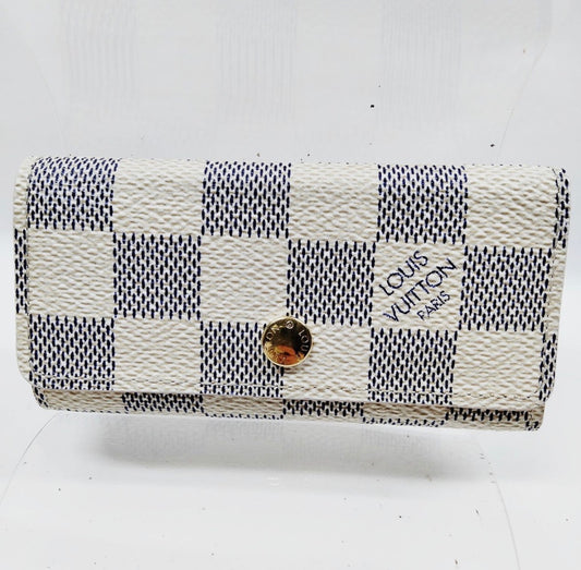 Louis Vuitton Damier Azur 6 Key Holder