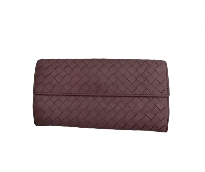 Bottega Veneta Intrecciato Leather Wallet – Pink