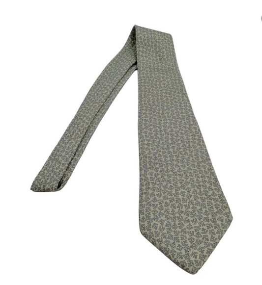 Hermès Silk Tie – Anchor Print
