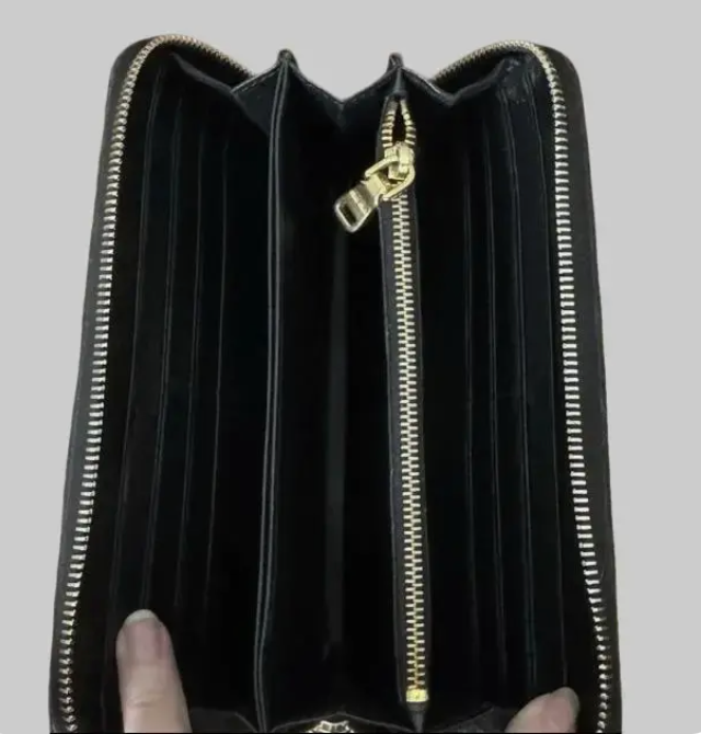 Miu Miu Matelassé Zip Around Wallet – Leather