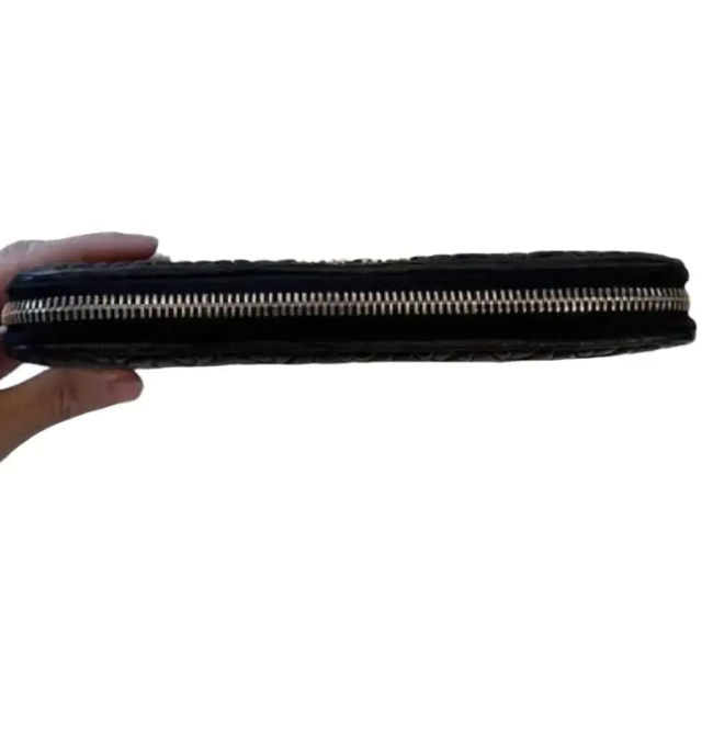 Miu Miu Matelassé Zip Around Wallet – Leather