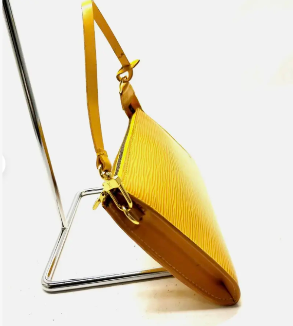 Louis Vuitton Epi Leather Pochette – Yellow Shoulder Bag