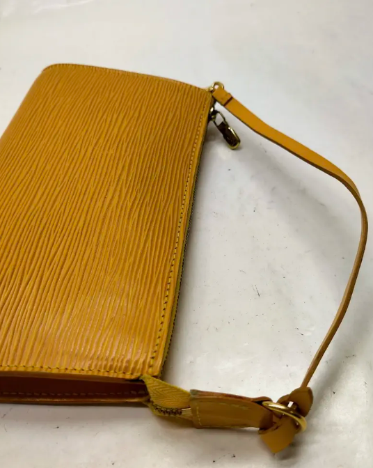 Louis Vuitton Epi Leather Pochette – Yellow Shoulder Bag